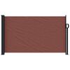 vidaXL Tenda da Sole Laterale Retrattile Marrone 120x600 cm