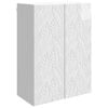 vidaXL Mobiletto a muro Bianco Lucido 66 x 34,5 x 90 cm