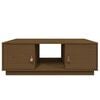 vidaXL Tavolino da Salotto ambra 100x50x35 cm Legno Massello di Pino