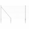 vidaXL Palo della recinzione Argento 25 x 1,2 m (rete da 13 mm)