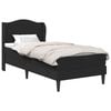 vidaXL Struttura del letto con testiera Nero 80 x 200 cm Similpelle