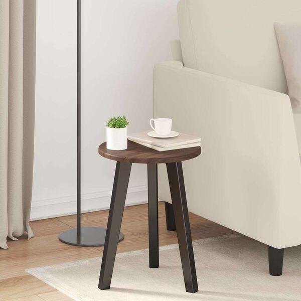 vidaXL Piano del tavolo Rovere marrone 30 x 30 x 1,5 cm