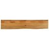 vidaXL Piano Tavolo Bordi Vivi 140x30x2,5 cm Legno Massello di Mango