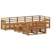 vidaXL Set divani Legno di Acacia Massello