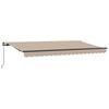 vidaXL Tenda Retrattile Beige 400 x 200 cm Tessuto