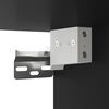 vidaXL Comodino a Muro Nero 40x31x39,5 cm
