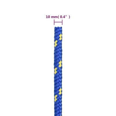 vidaXL Corda Nautica Blu 10 mm 25 m in Polipropilene