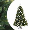 vidaXL Albero di Natale artificiale con palline 120 cm 150 LED