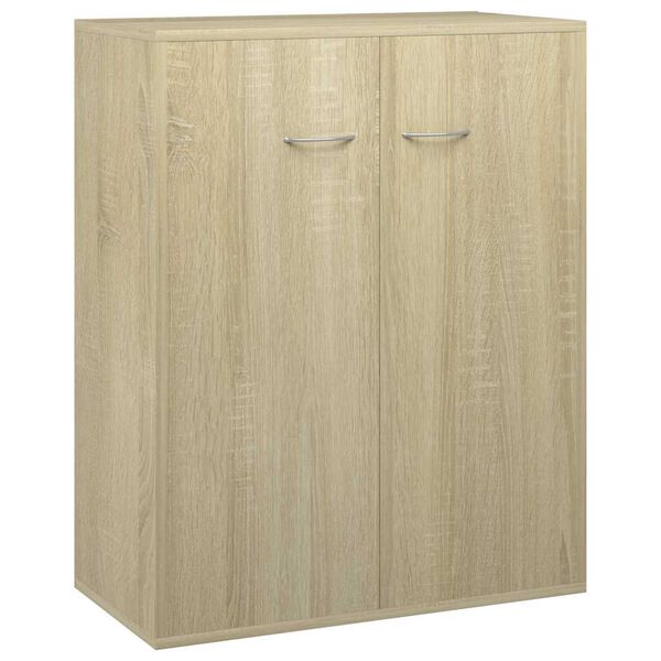 vidaXL Credenza Rovere Sonoma 60x30x75 cm in Legno Multistrato