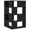 vidaXL Armadio per Libri 2 pcs Rovere Nero 85 x 85 x 140 cm