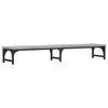 vidaXL Supporto Monitor Grigio Sonoma 105x23x15,5 cm Legno Multistrato