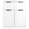vidaXL Credenza Bianco Lucido 60x30x70 cm in Legno Multistrato