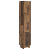 vidaXL Set di armadi 2 pcs Legno antico 33 x 34,5 x 90 cm