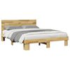 vidaXL Struttura Letto con Testiera Senza Materasso 135x190 cm