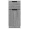vidaXL Credenze 2 pz Grigio Sonoma 30x30x70 cm in Legno Multistrato