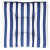 vidaXL Cuscino per Pallet Strisce Bianche e Blu 70x70x12 cm in Tessuto