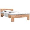 vidaXL Giroletto senza Materasso in Legno Massello di Rovere 160x200cm