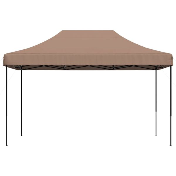 vidaXL Tenda da Festa Pieghevole Pop-Up Marrone 440x292x315 cm