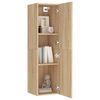 vidaXL Mobile Porta TV Rovere Sonoma 30,5x30x110 cm Legno Multistrato