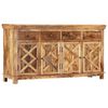 vidaXL Credenza con 4 Cassetti 160x40x85 cm Legno Massello di Mango