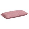 vidaXL Cuscino per Schiena Rosa 100 x 50 cm Tessuto in Cords