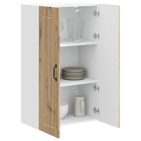 vidaXL Mobile da cucina con porta Rovere artigianale 60 x 31 x 100 cm