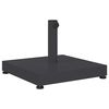 vidaXL Base per ombrellone Grigio scuro 45 x 45 x 31,5 cm