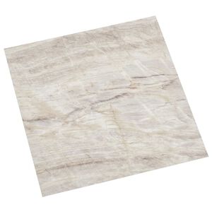 vidaXL Tavole per Pavimenti Marrone e Beige 5,11 m&sup2; 55 pz PVC
