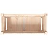 vidaXL Fioriera da Giardino con Gambe 70x31x70 cm Legno Massello Pino