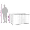 vidaXL Baule da Giardino Verde 171x99x93 cm