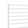 vidaXL Giroletto con Testiera in Metallo Bianco 120x200 cm
