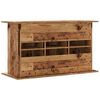 vidaXL Supporto Acquario 101x41x58cm in Legno Multistrato Legno Antico