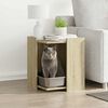 vidaXL Recinto Lettiera Gatti Rovere Sonoma 60x40x40 cm in Truciolato