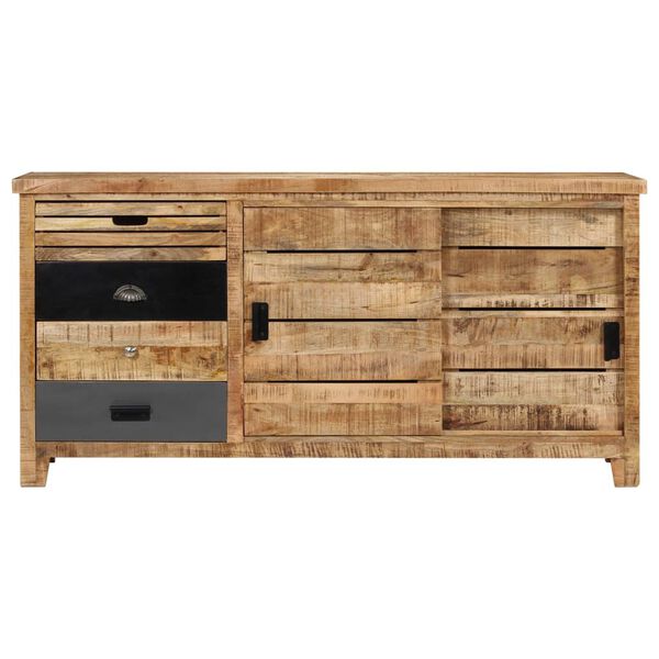 vidaXL Credenza in Legno Massello di Mango 160x40x80 cm