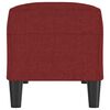vidaXL Panca Rosso Vino 100x35x41 cm in Tessuto