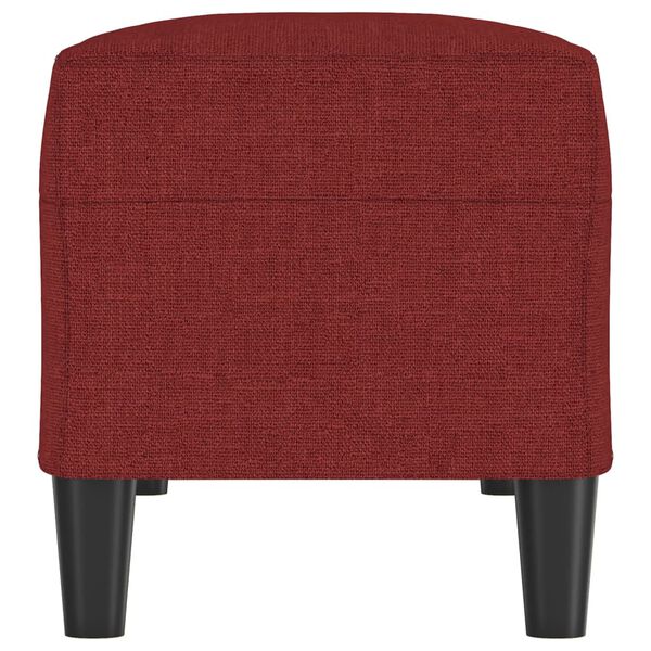 vidaXL Panca Rosso Vino 100x35x41 cm in Tessuto