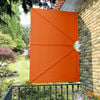 vidaXL Tenda Laterale per Terrazza Pieghevole Terracotta 240x160 cm