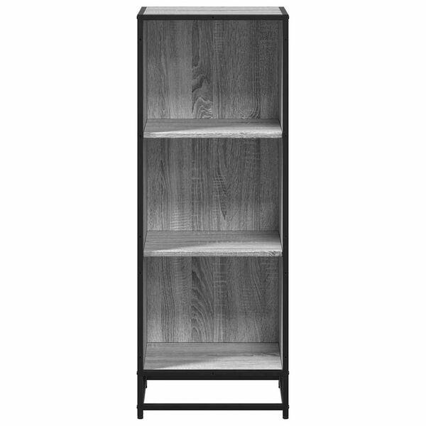 vidaXL Libreria Grigio Sonoma 40x35x107,5 cm in Legno Multistrato