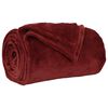 vidaXL Coperte da Pile 6 pcs Rosso Bordeaux 220 x 240 cm Panno