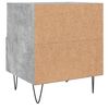vidaXL Comodini 2 pz Grigio Cemento 40x35x47,5 cm in Legno Multistrato