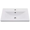 vidaXL Lavabo da Incasso 61x39,5x18,5 cm in Ceramica Bianco