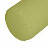 vidaXL Cuscini a rullo 2 pcs Verde chiaro Ø 15 x 40 cm Tessuto