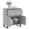 vidaXL Credenza Grigio Sonoma 60x35x70 cm in Legno Multistrato