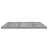 vidaXL Mensole Parete 4pz Grigio Sonoma 80x40x1,5cm Legno Multistrato