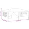 vidaXL Gazebo Professionale con Pareti 4x6 m Verde 90 g/m²