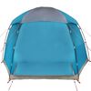 vidaXL Tenda Familiare Igloo per 6 Persone Blu Impermeabile