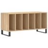 vidaXL Mobile Porta Dischi Rovere Sonoma 100x38x48cm Legno Multistrato