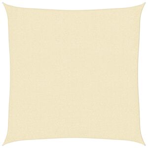 vidaXL Vela Parasole in HDPE Quadrata 2x2 m Crema
