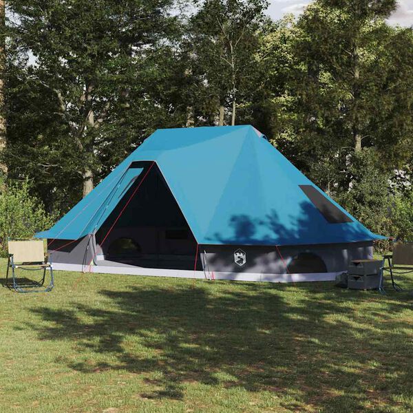 vidaXL Tenda Tipi Familiare con tetto Blu 680 x 430 x 270 cm