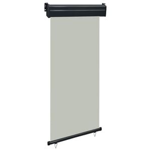 vidaXL Tendalino Laterale per Balcone 105x250 cm Grigio